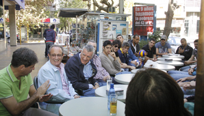 Charla distendida, café y regalos en la previa al Sudamericano Charla distendida, café y regalos en la previa al Sudamericano