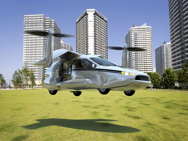 El auto volador, en 2015 El auto volador, en 2015