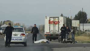 Accidente fatal en Ruta 40: un motociclista, la víctima Accidente fatal en Ruta 40: un motociclista, la víctima