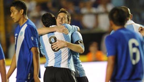 Con un Messi brillante, Argentina aplastó a Guatemala Con un Messi brillante, Argentina aplastó a Guatemala