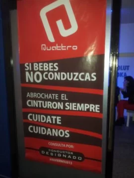 Si no tomás, ganás: un boliche busca generar conciencia vial Si no tomás, ganás: un boliche busca generar conciencia vial