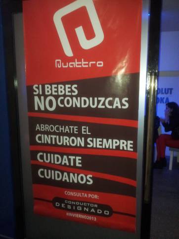Si no tomás, ganás: un boliche busca generar conciencia vial Si no tomás, ganás: un boliche busca generar conciencia vial