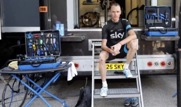 Froome y un final abrupto Froome y un final abrupto