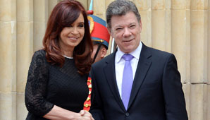 CFK y Santos acordaron “luchar contra el crimen organizado” CFK y Santos acordaron “luchar contra el crimen organizado”