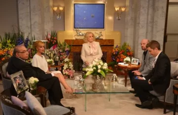 Mario Pérez con Mirtha Legrand Mario Pérez con Mirtha Legrand