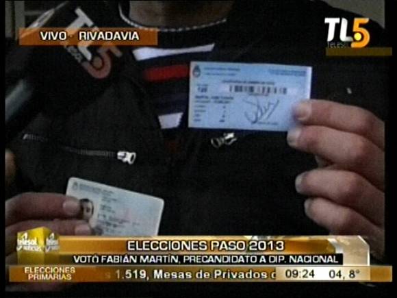 Demoras por los electores que se retiran sin troquel de voto Demoras por los electores que se retiran sin troquel de voto