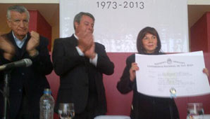 Entregaron el Honoris Causa a Trimarco y abrirán una sede de su Fundación en San Juan Entregaron el Honoris Causa a Trimarco y abrirán una sede de su Fundación en San Juan