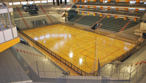 El parquet del Aldo Cantoni fue reparado y luce impecable El parquet del Aldo Cantoni fue reparado y luce impecable