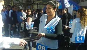 Los mozos le pusieron color a la mañana sanjuanina Los mozos le pusieron color a la mañana sanjuanina