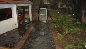 Cayó granizo en la Costa Cayó granizo en la Costa