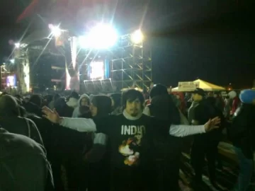 Sanjuaninos en la fiesta ricotera Sanjuaninos en la fiesta ricotera