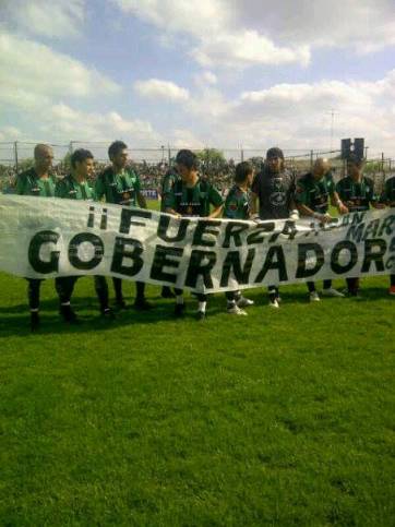 Los jugadores de San Martín no se olvidaron de Gioja Los jugadores de San Martín no se olvidaron de Gioja