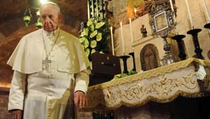 Francisco llamó a la Iglesia a “despojarse de toda mundanidad” Francisco llamó a la Iglesia a “despojarse de toda mundanidad”