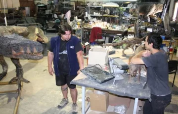 Robo y desmanes en el taller de ‘Titanes de Ischigualasto’ Robo y desmanes en el taller de ‘Titanes de Ischigualasto’