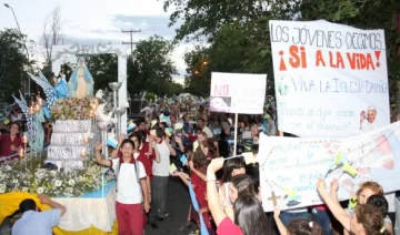 Una procesión en la que se oró por el derecho a la vida Una procesión en la que se oró por el derecho a la vida