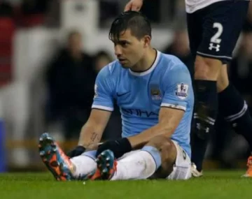 Agüero, gol y otra lesión que alarma Agüero, gol y otra lesión que alarma
