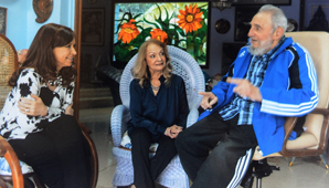 CFK contó detalles de sus encuentros con Fidel y Dilma CFK contó detalles de sus encuentros con Fidel y Dilma