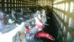 El peregrinar de Cerdera: recién hoy recuperó su moto El peregrinar de Cerdera: recién hoy recuperó su moto