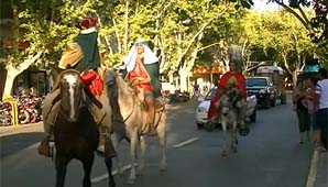 Los Reyes Magos hicieron delirar a los más chicos en el microcentro Los Reyes Magos hicieron delirar a los más chicos en el microcentro