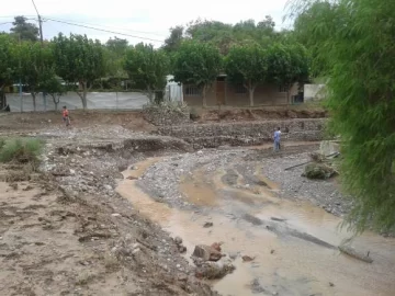 El diluvio de este miércoles causó problemas en Pocito El diluvio de este miércoles causó problemas en Pocito