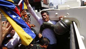 Arrestaron al dirigente opositor venezolano Leopoldo López Arrestaron al dirigente opositor venezolano Leopoldo López