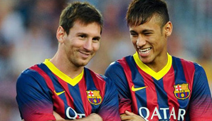 Messi anotó dos goles en la aplastante victoria del Barcelona Messi anotó dos goles en la aplastante victoria del Barcelona