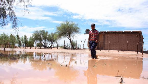 A un mes de la crecida, Bermejo no puede repuntar A un mes de la crecida, Bermejo no puede repuntar