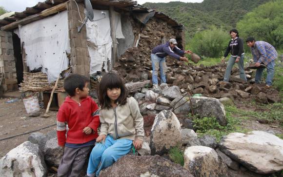 Valle Fértil: usan blocks para construir módulos Valle Fértil: usan blocks para construir módulos