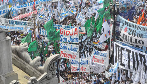 La militancia sanjuanina, presente en el Congreso La militancia sanjuanina, presente en el Congreso
