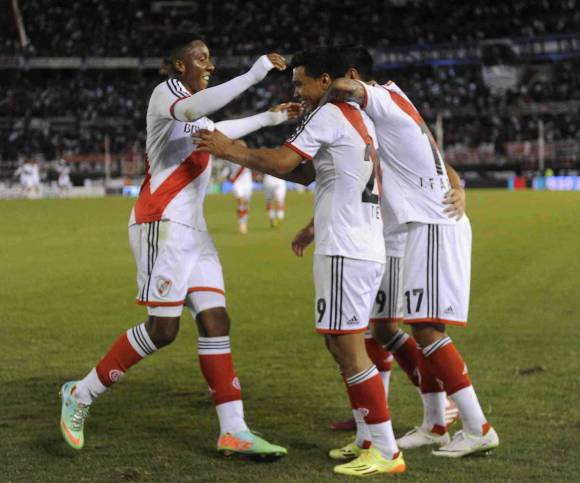 Con toque colombiano River cantó victoria ante Rafaela Con toque colombiano River cantó victoria ante Rafaela