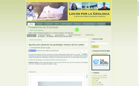Geología desde la web con acento cordobés Geología desde la web con acento cordobés
