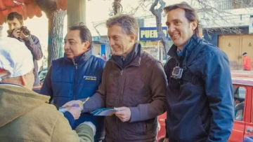 Contacto con la gente, eje de la visita de Macri Contacto con la gente, eje de la visita de Macri