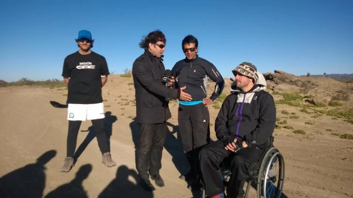 CQC ya graba en Ischigualasto CQC ya graba en Ischigualasto