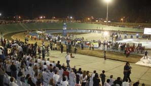 Pocito: en 30 días quieren tener lista la pista de patín Pocito: en 30 días quieren tener lista la pista de patín