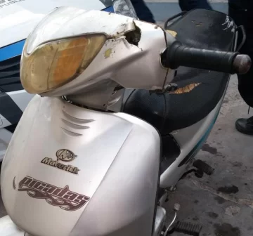 Cae un ladrón de moto Cae un ladrón de moto