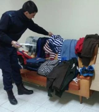 Hallan ropa sustraída Hallan ropa sustraída