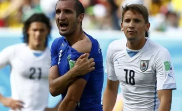 Chiellini: “La sanción a Suárez fue excesiva” Chiellini: “La sanción a Suárez fue excesiva”