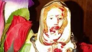 Conmoción en Córdoba por virgen que llora sangre Conmoción en Córdoba por virgen que llora sangre