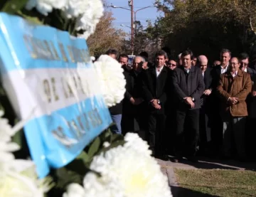 Honras a Perón con críticas a los fondos buitre Honras a Perón con críticas a los fondos buitre