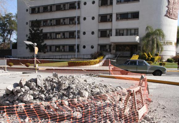 Cortaron Las Heras por obras Cortaron Las Heras por obras