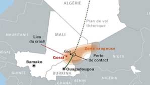 Francia encontró los restos del avión que se estrelló en África Francia encontró los restos del avión que se estrelló en África