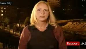 Fue sorprendida por un misil cuando daba un informe en Gaza Fue sorprendida por un misil cuando daba un informe en Gaza