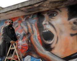 Di María ya tiene su mural Di María ya tiene su mural