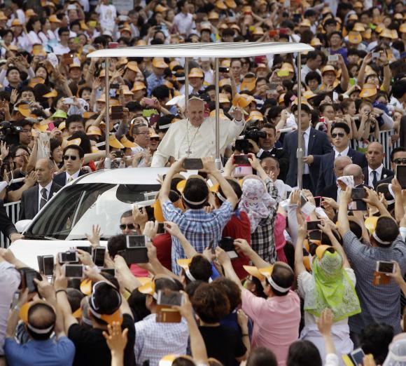 Surcorea: un masivo homenaje a 124 mártires Surcorea: un masivo homenaje a 124 mártires