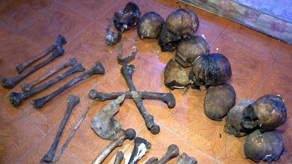 Cayó un pai umbanda y hallaron 15 cráneos humanos Cayó un pai umbanda y hallaron 15 cráneos humanos
