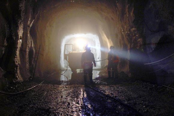 Siete horas diarias de faena en la oscuridad Siete horas diarias de faena en la oscuridad