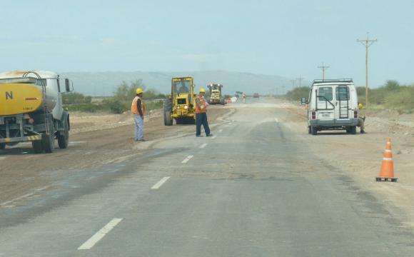 Dan un paso para la ruta a Jáchal que está demorada Dan un paso para la ruta a Jáchal que está demorada