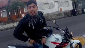 El motochorro Gastón Aguirre fue procesado con prisión preventiva El motochorro Gastón Aguirre fue procesado con prisión preventiva