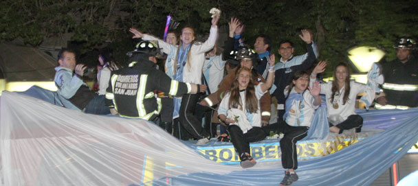 Las campeonas, en casa Las campeonas, en casa