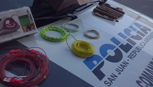 Chimbas: detuvieron a 2 sujetos y les secuestraron explosivos Chimbas: detuvieron a 2 sujetos y les secuestraron explosivos